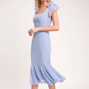 Lulus Tie-Strap Midi Dress